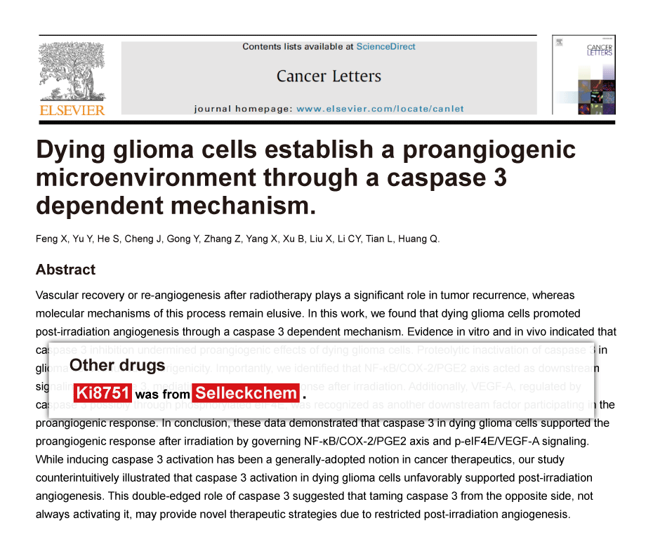Trametinib was purchased from Selleck Chemicals