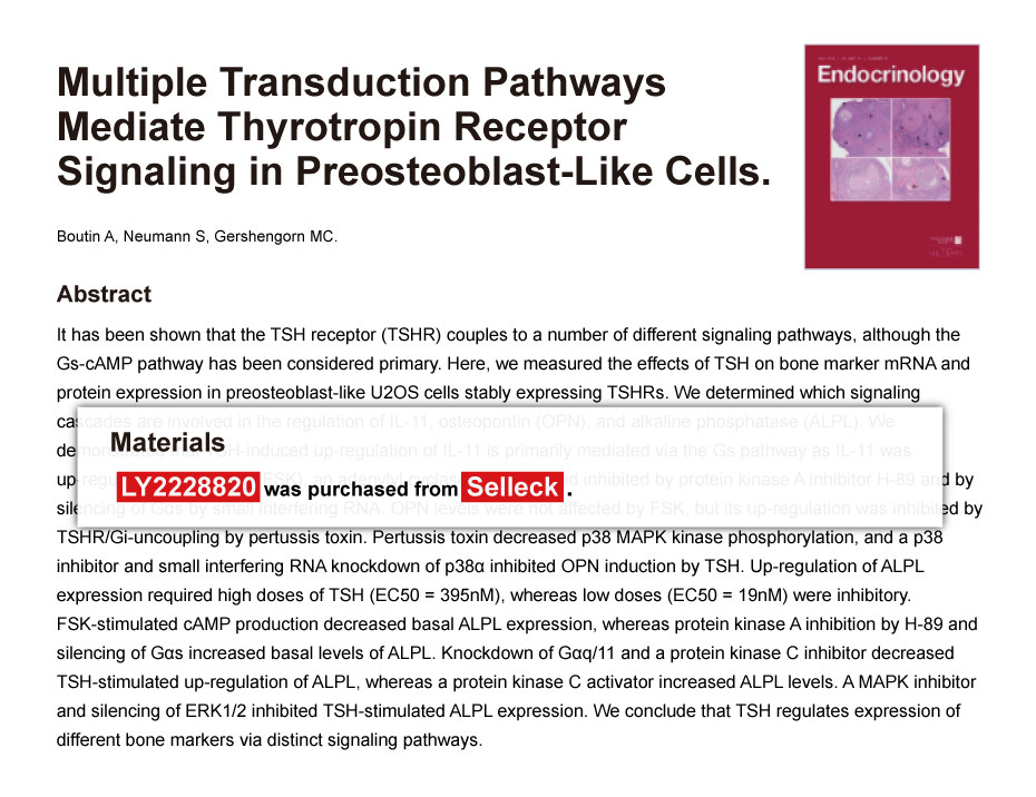 Trametinib was purchased from Selleck Chemicals