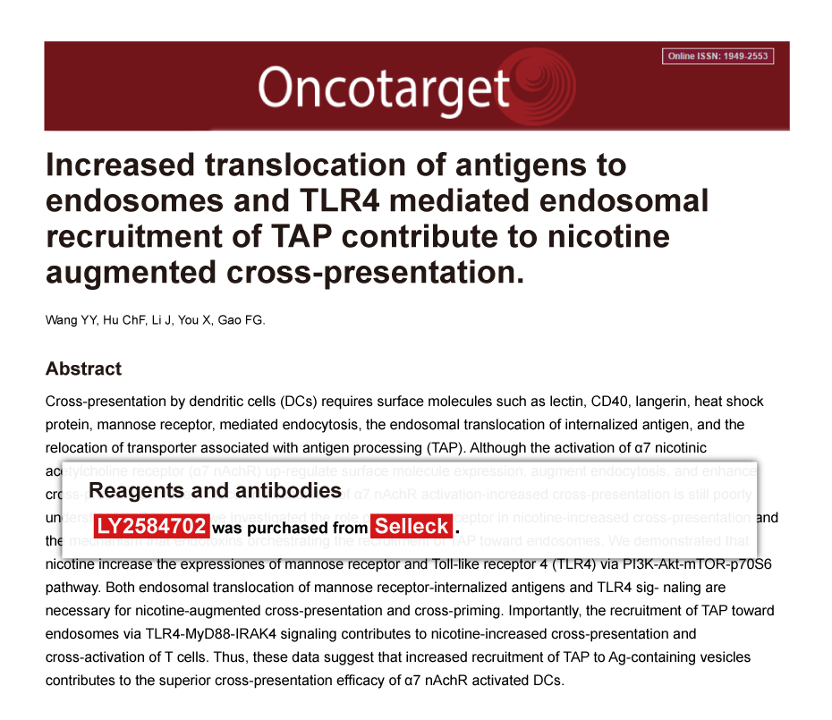 Trametinib was purchased from Selleck Chemicals