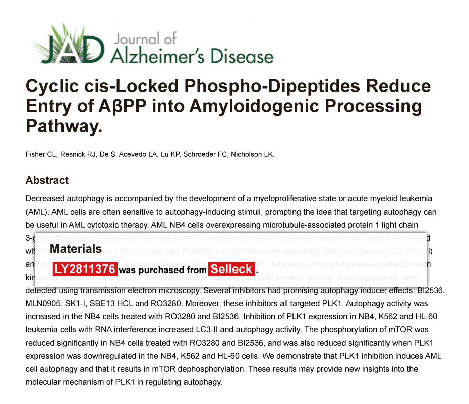 Trametinib was purchased from Selleck Chemicals