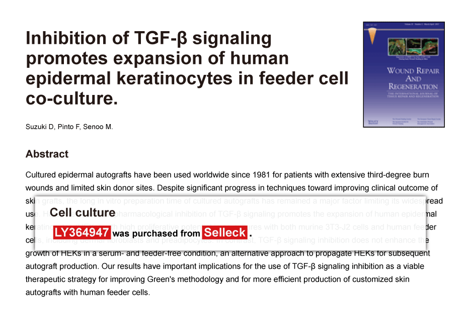 Trametinib was purchased from Selleck Chemicals