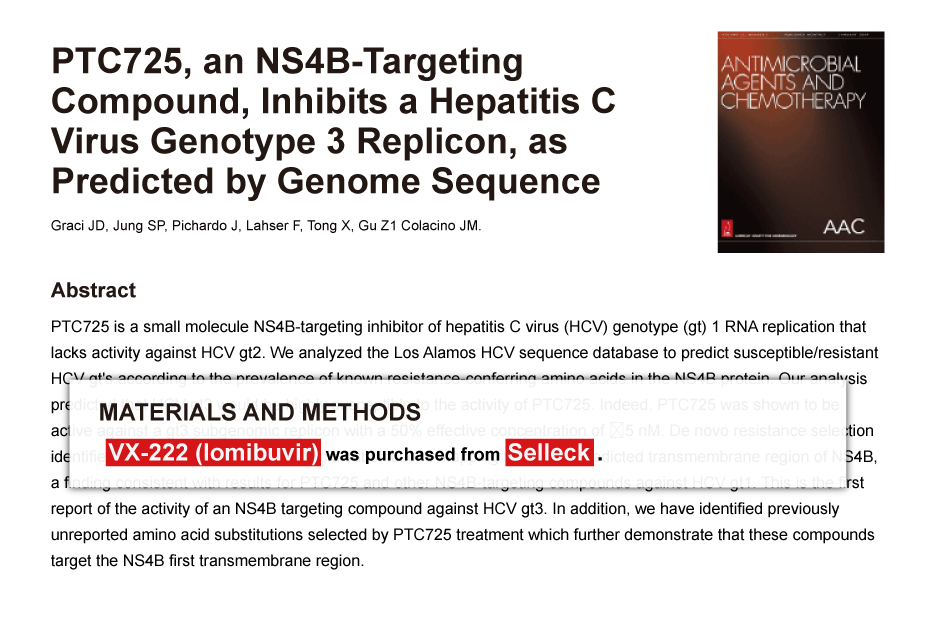 Trametinib was purchased from Selleck Chemicals