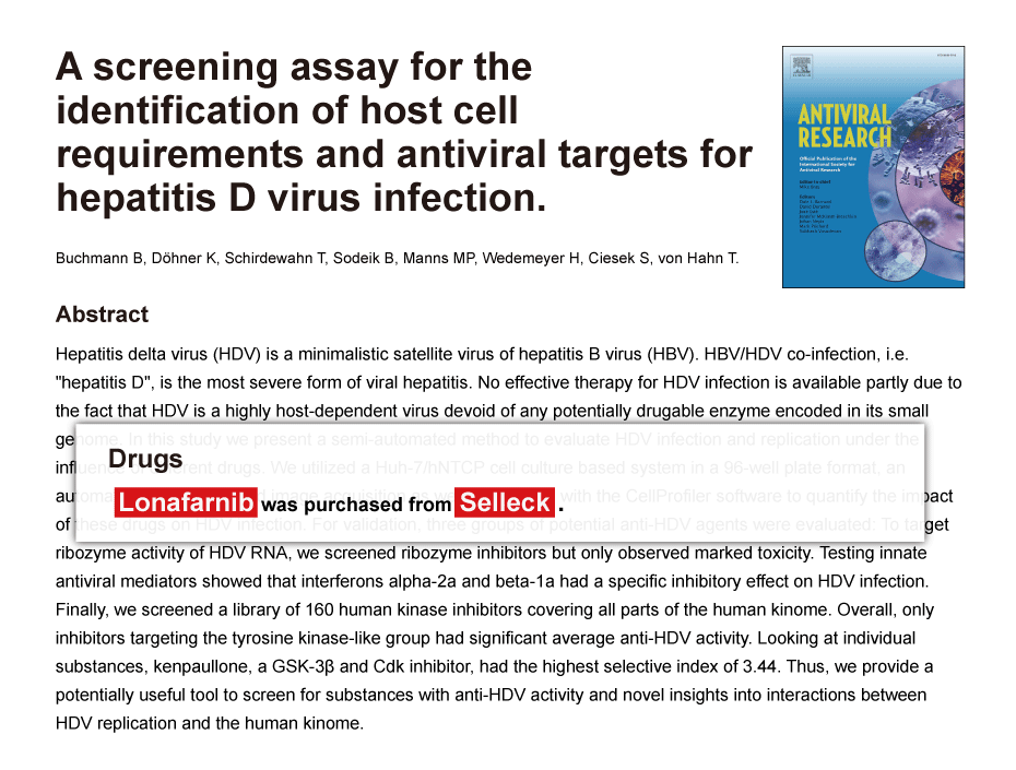 Trametinib was purchased from Selleck Chemicals