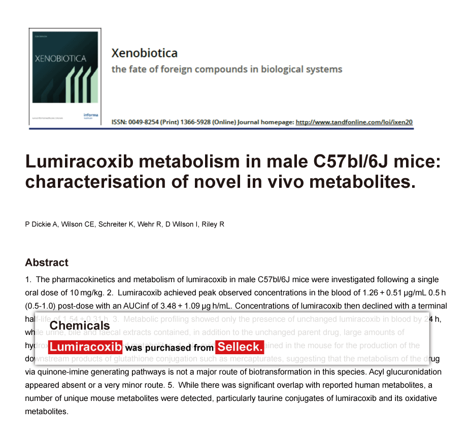 Trametinib was purchased from Selleck Chemicals