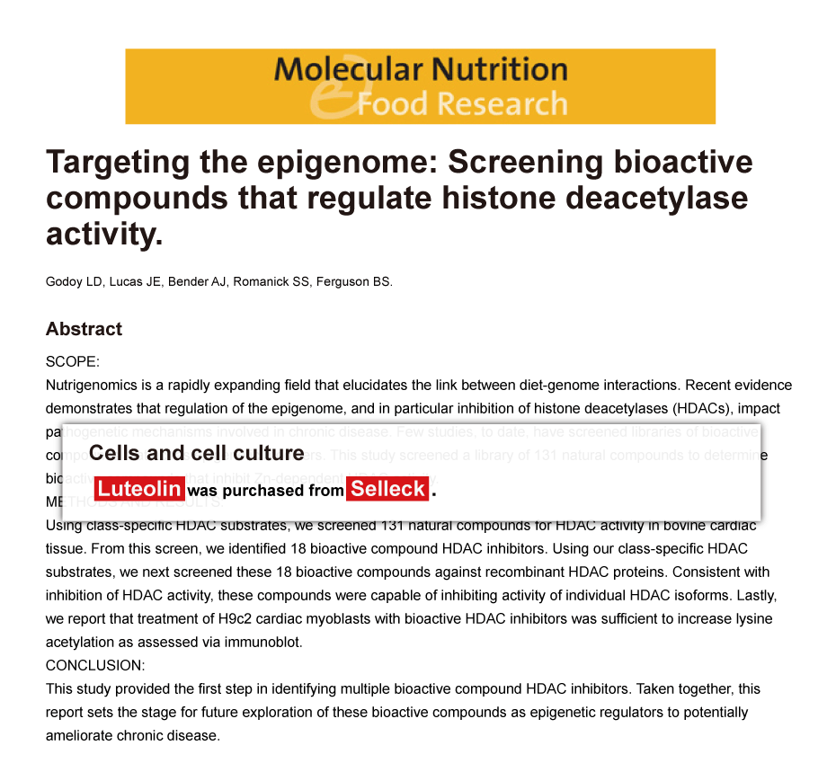 Trametinib was purchased from Selleck Chemicals