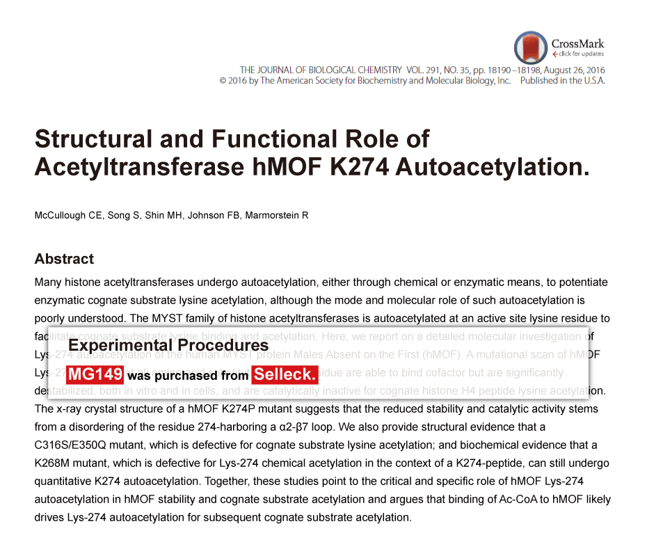 Trametinib was purchased from Selleck Chemicals