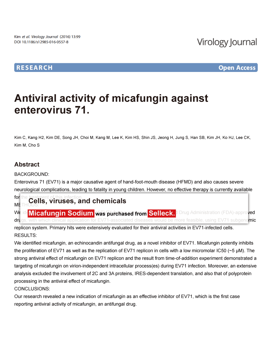 Trametinib was purchased from Selleck Chemicals