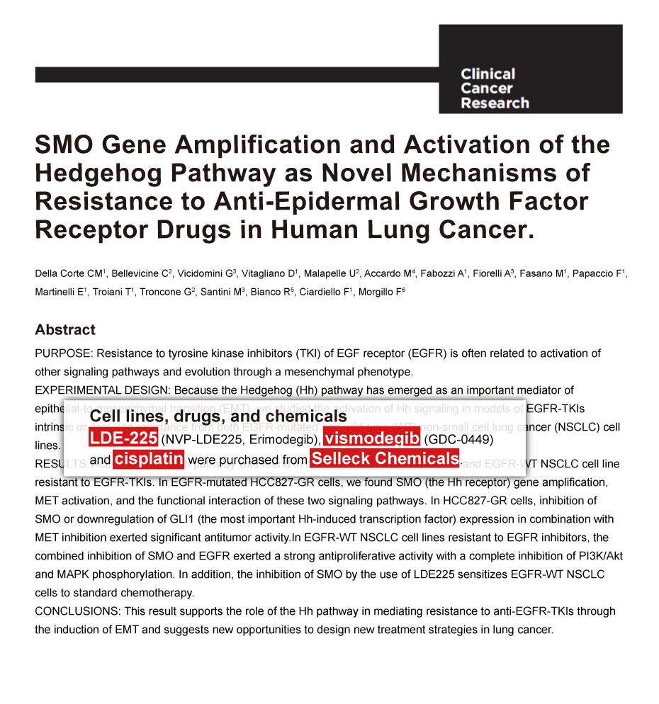 Trametinib was purchased from Selleck Chemicals