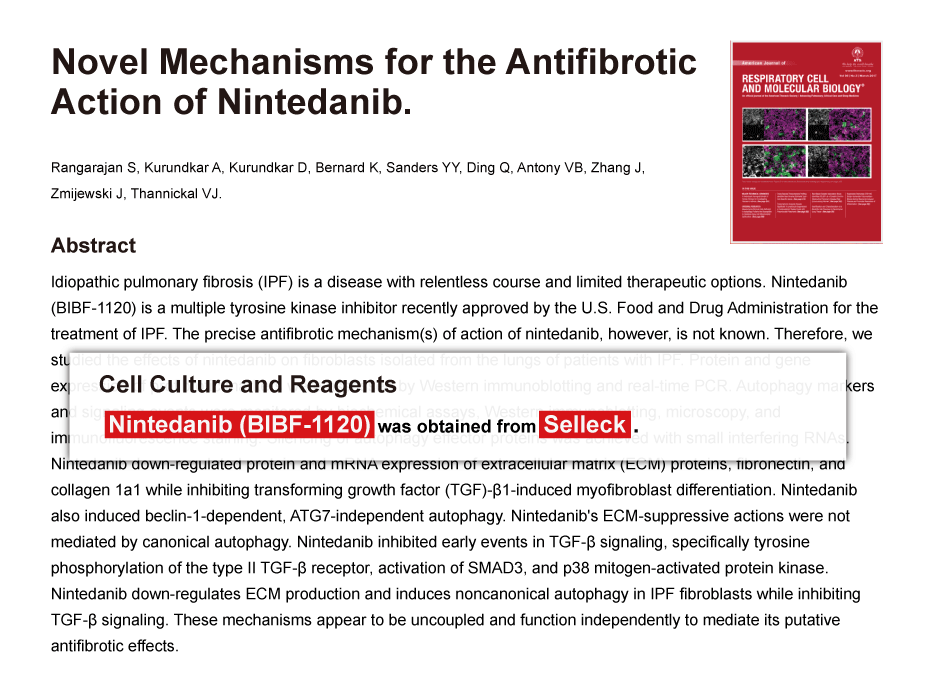 Trametinib was purchased from Selleck Chemicals
