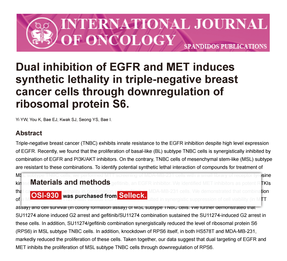 Trametinib was purchased from Selleck Chemicals