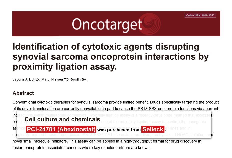 Trametinib was purchased from Selleck Chemicals