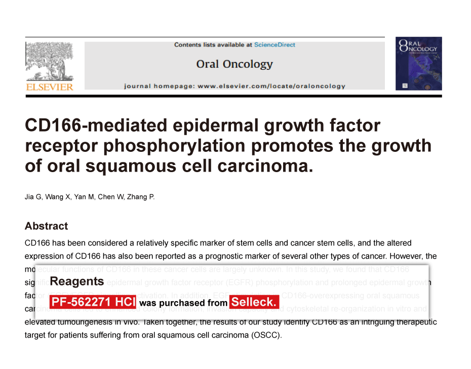 Trametinib was purchased from Selleck Chemicals