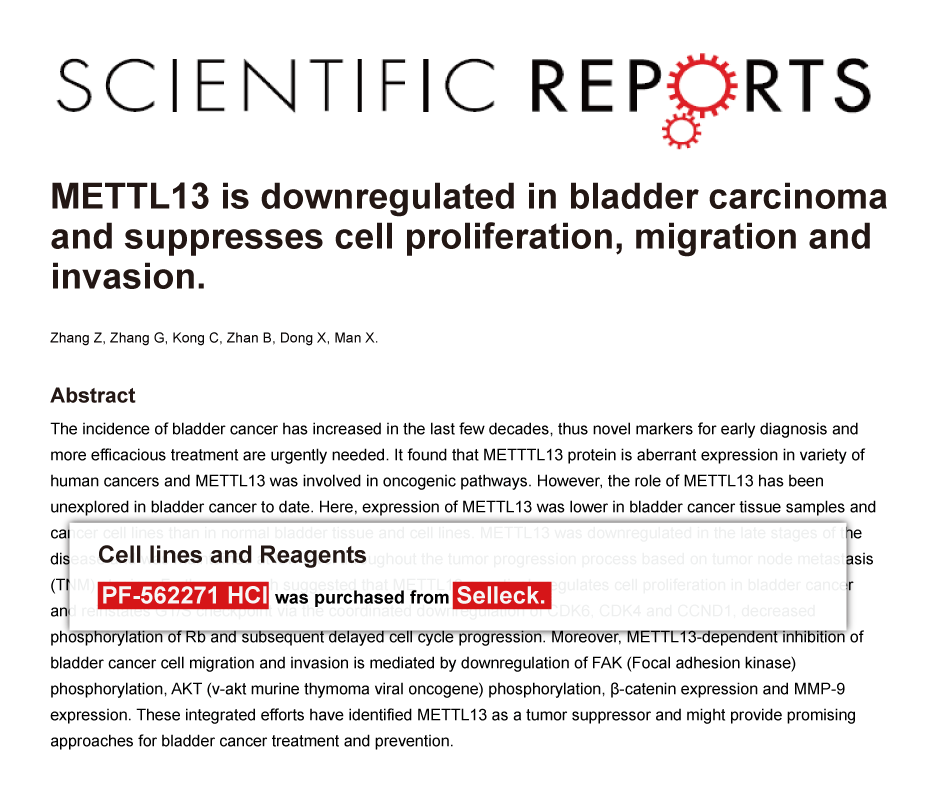 Trametinib was purchased from Selleck Chemicals