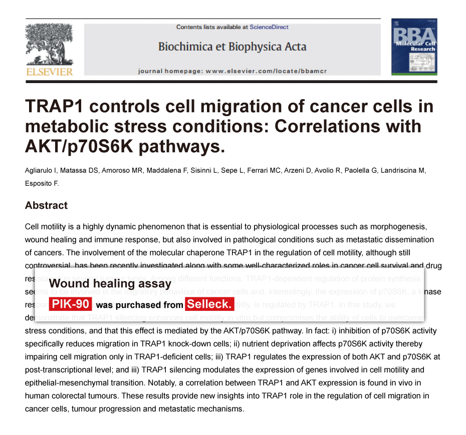 Trametinib was purchased from Selleck Chemicals