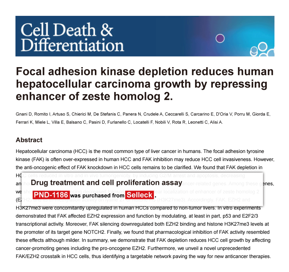 Trametinib was purchased from Selleck Chemicals