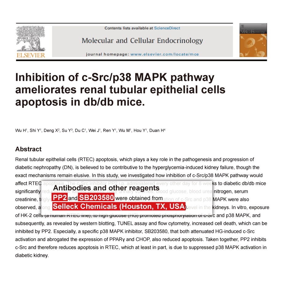 Trametinib was purchased from Selleck Chemicals
