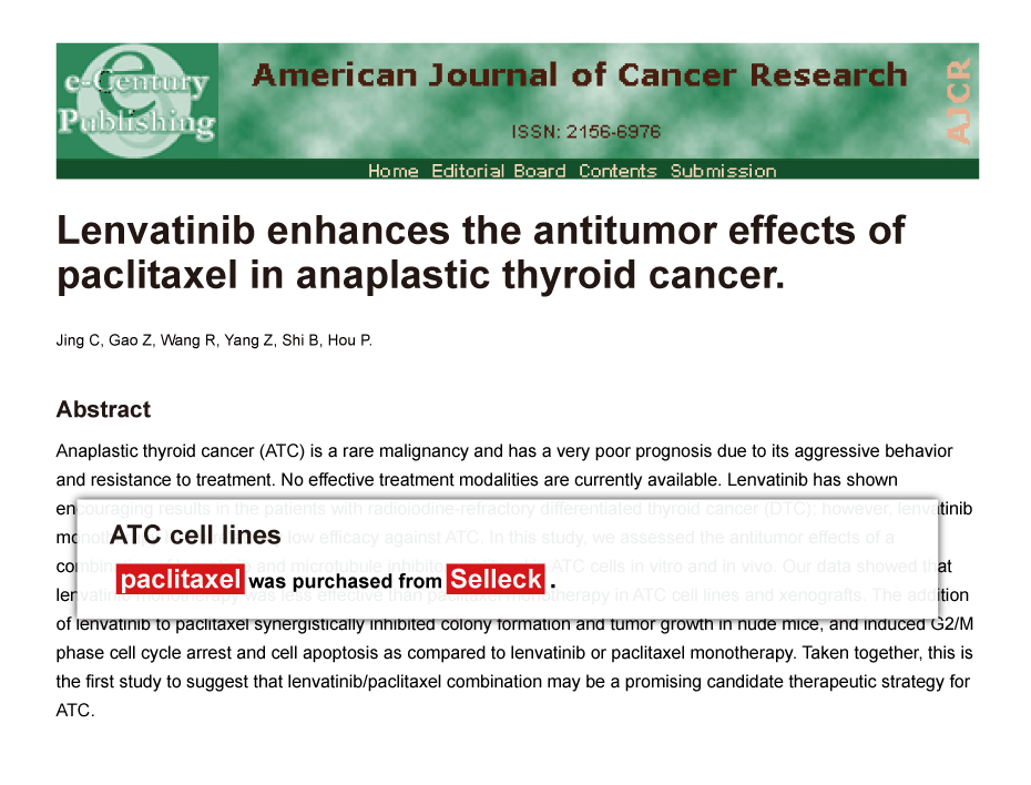 Trametinib was purchased from Selleck Chemicals