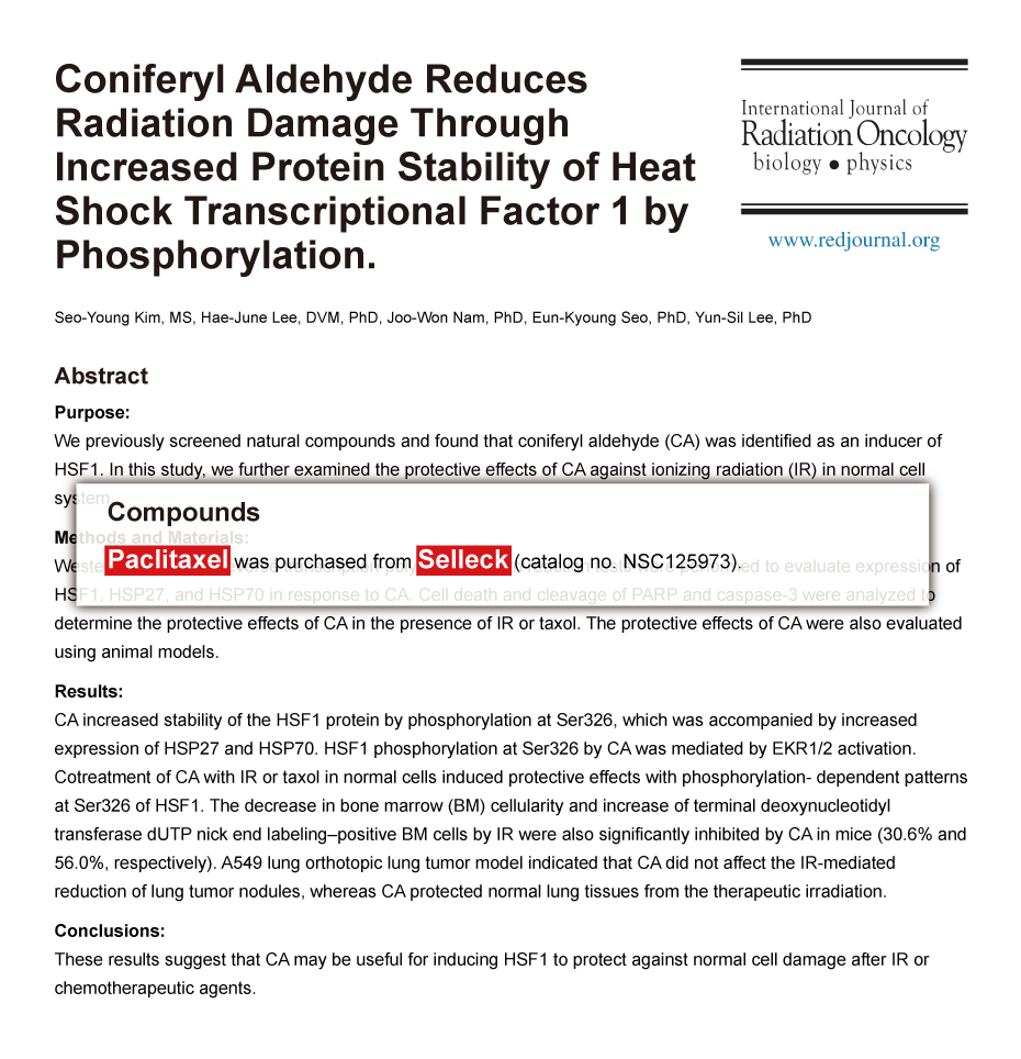 Trametinib was purchased from Selleck Chemicals