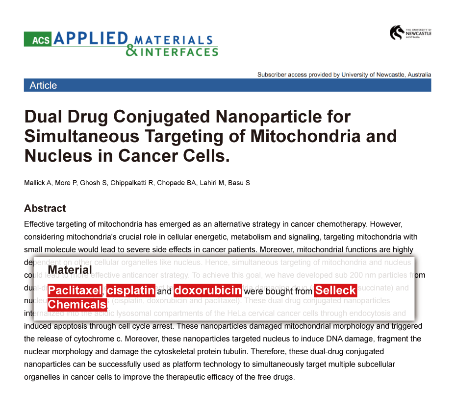 Trametinib was purchased from Selleck Chemicals