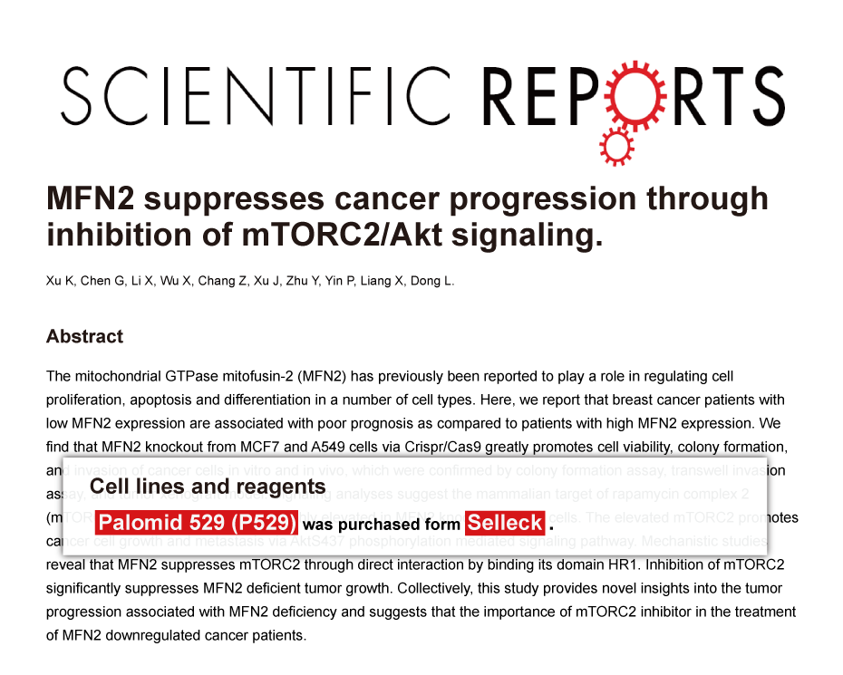 Trametinib was purchased from Selleck Chemicals