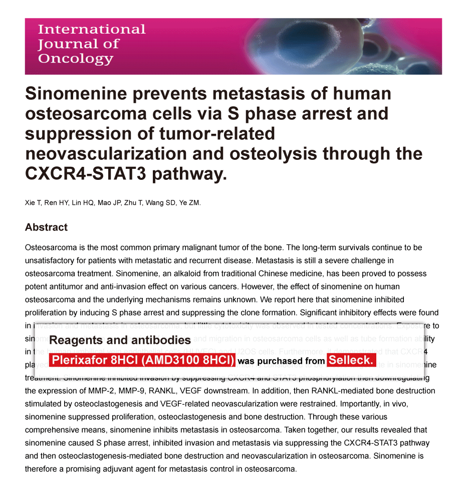 Trametinib was purchased from Selleck Chemicals