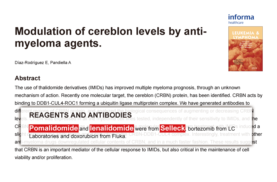 Trametinib was purchased from Selleck Chemicals
