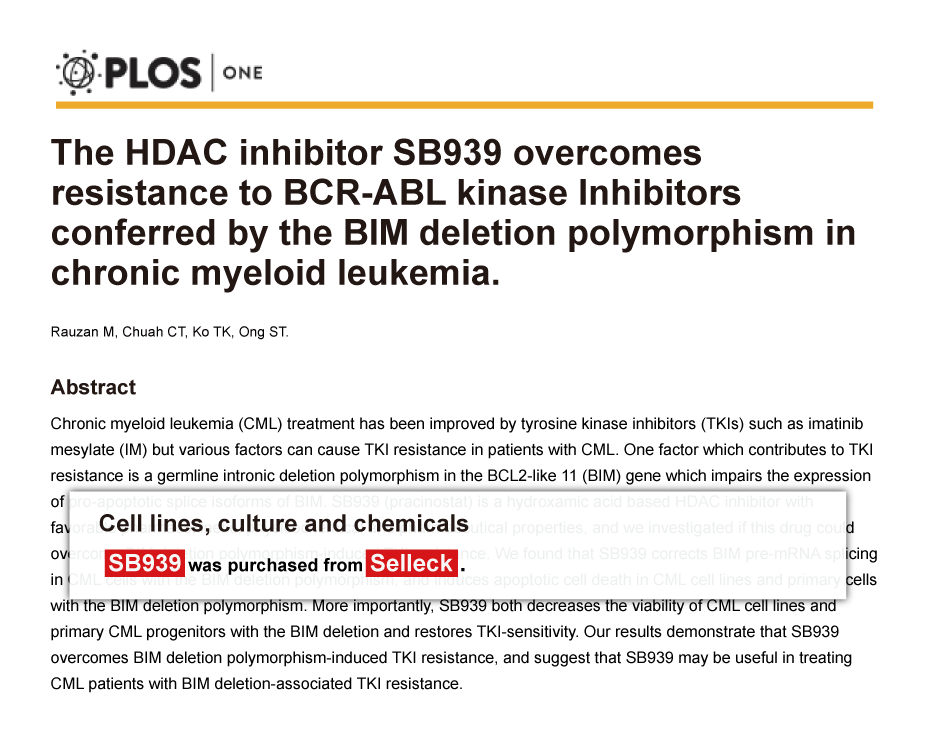 Trametinib was purchased from Selleck Chemicals