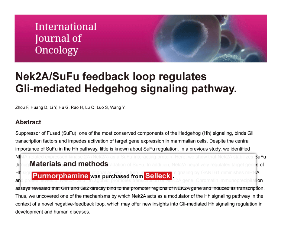 Trametinib was purchased from Selleck Chemicals