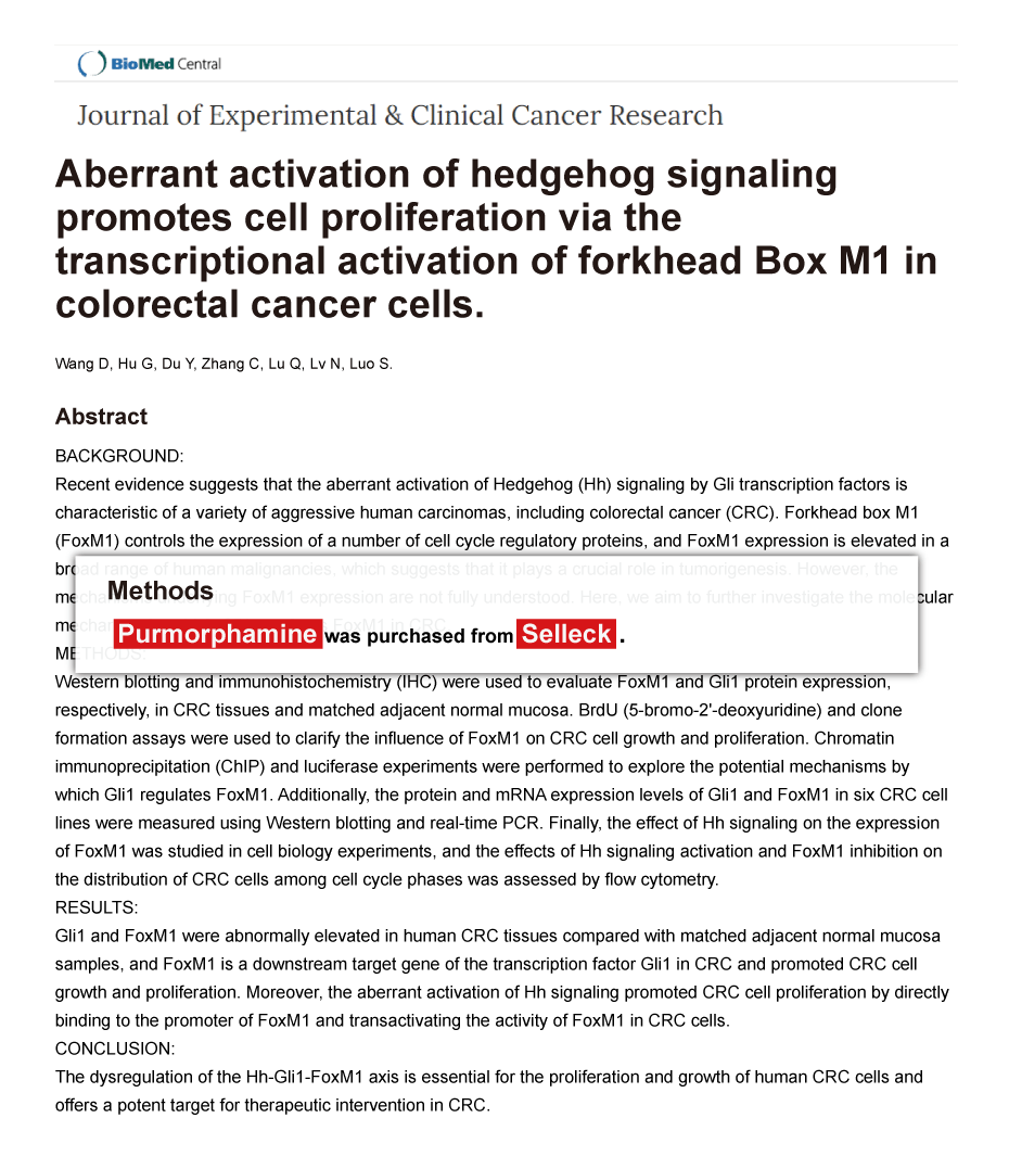 Trametinib was purchased from Selleck Chemicals