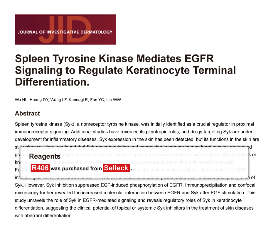 Trametinib was purchased from Selleck Chemicals
