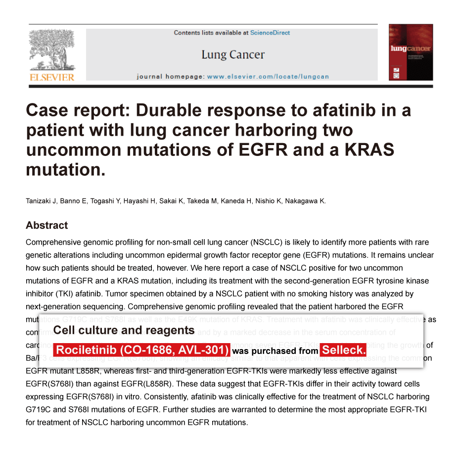 Trametinib was purchased from Selleck Chemicals