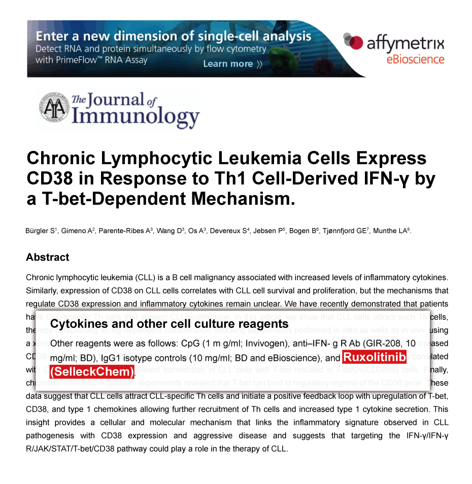 Trametinib was purchased from Selleck Chemicals