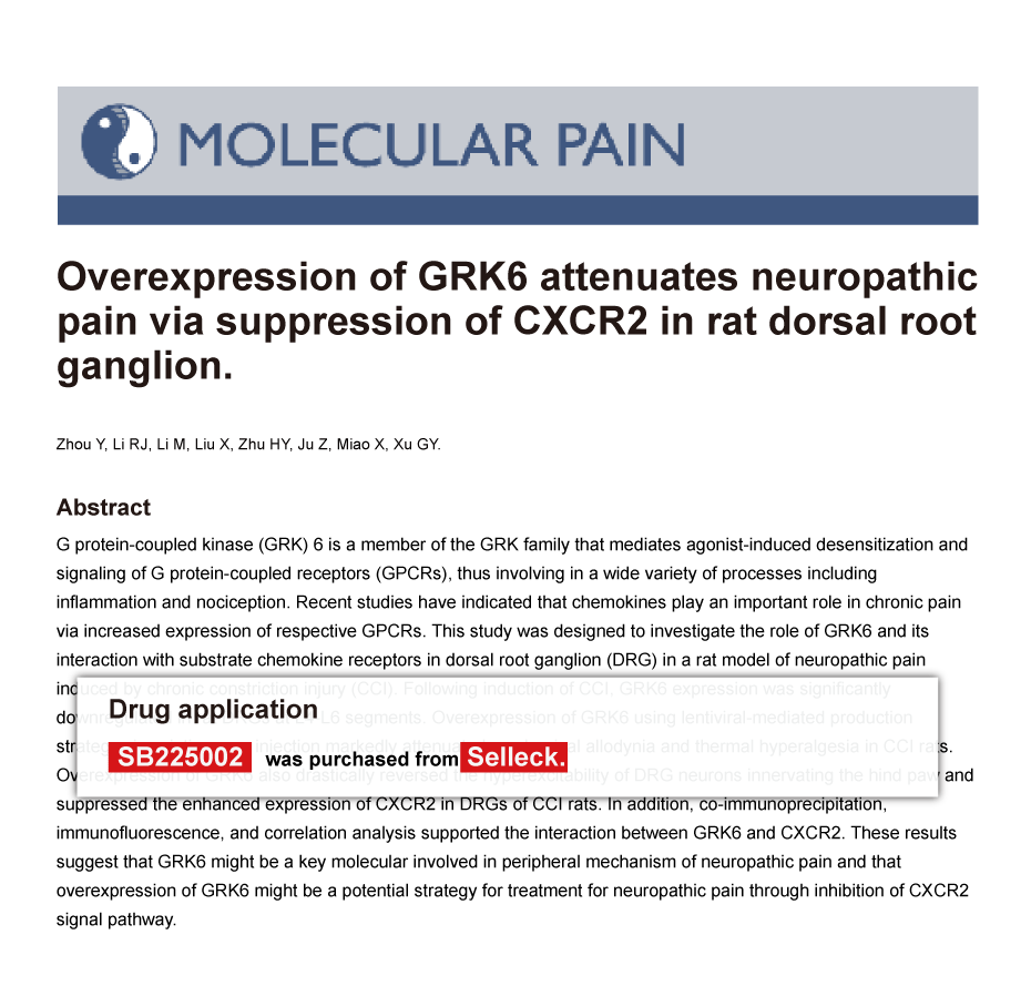 Trametinib was purchased from Selleck Chemicals