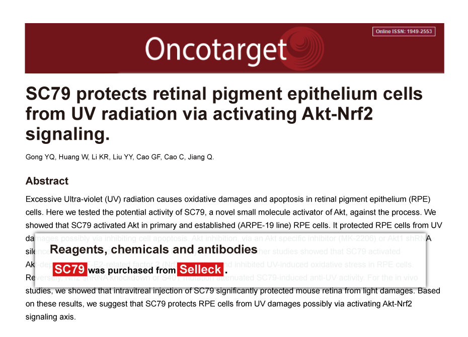 Trametinib was purchased from Selleck Chemicals
