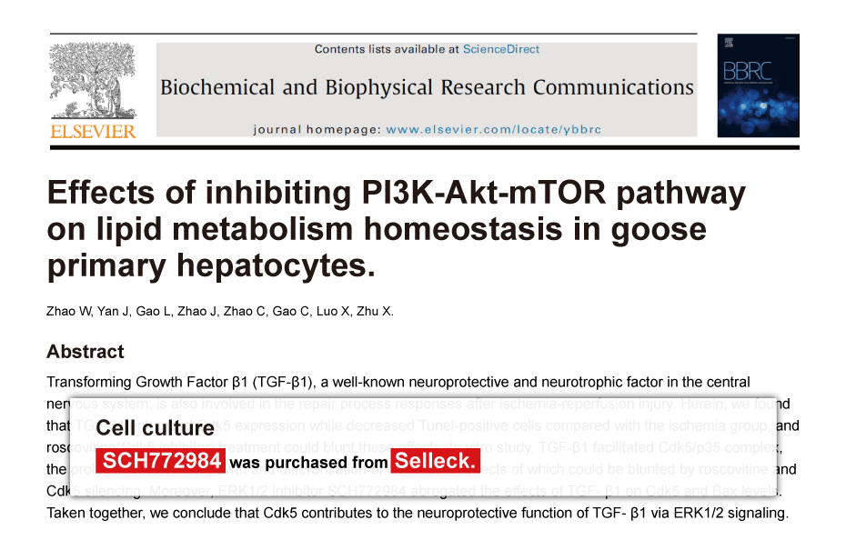 Trametinib was purchased from Selleck Chemicals