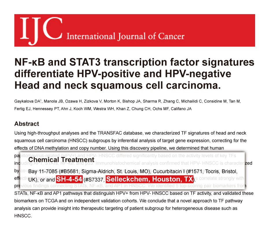 Trametinib was purchased from Selleck Chemicals
