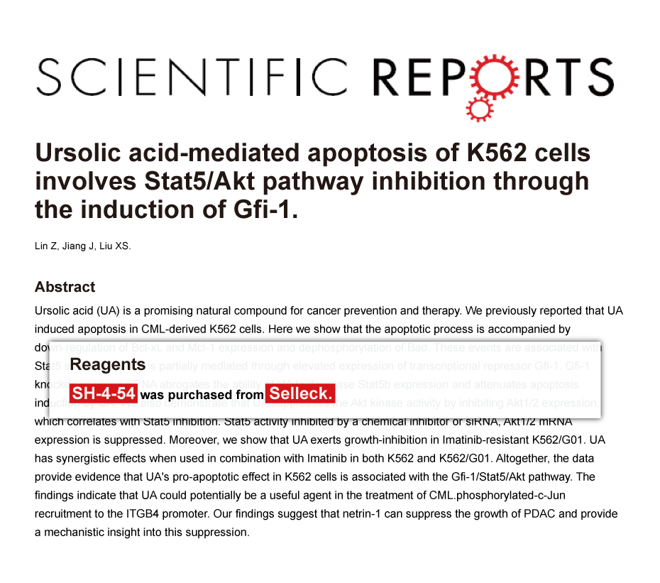 Trametinib was purchased from Selleck Chemicals