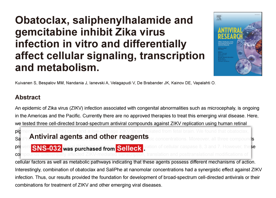Trametinib was purchased from Selleck Chemicals