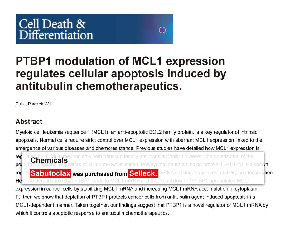 Trametinib was purchased from Selleck Chemicals