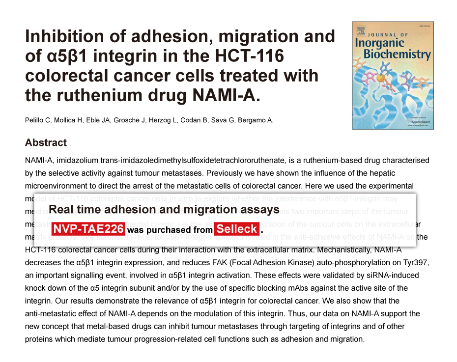 Trametinib was purchased from Selleck Chemicals