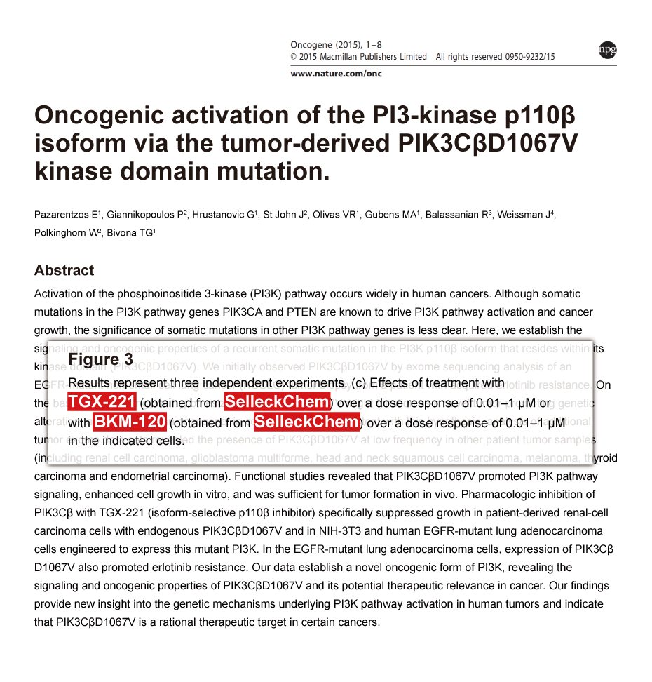 Trametinib was purchased from Selleck Chemicals