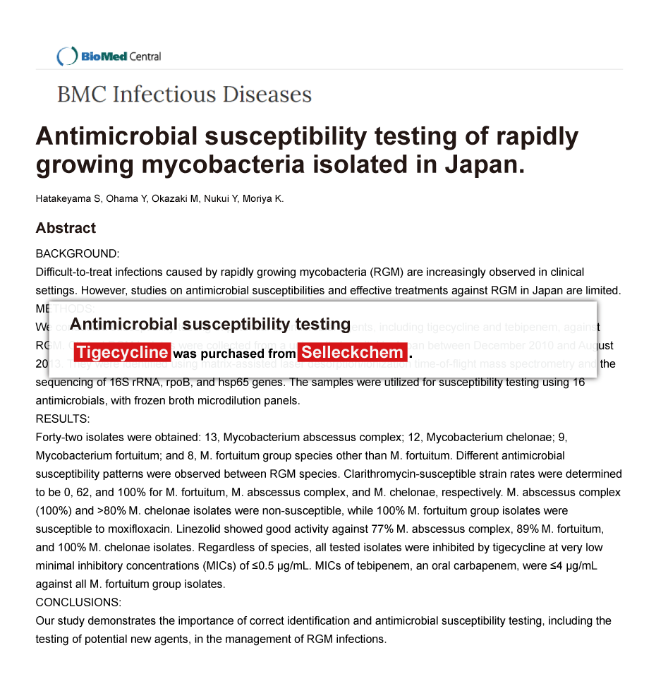 Trametinib was purchased from Selleck Chemicals