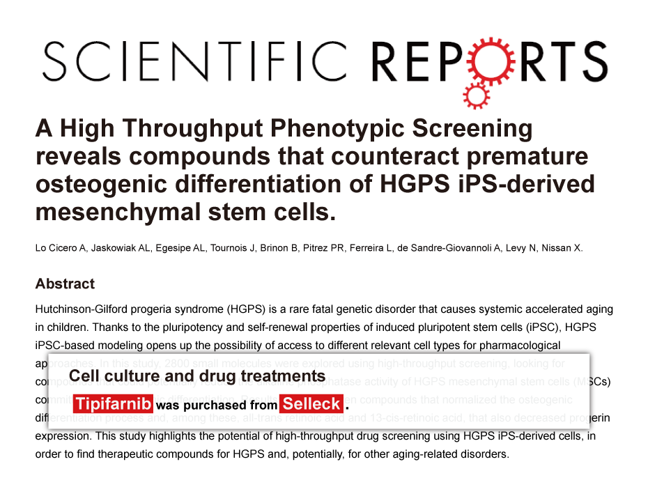 Trametinib was purchased from Selleck Chemicals
