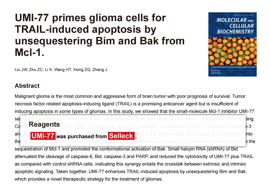 Trametinib was purchased from Selleck Chemicals