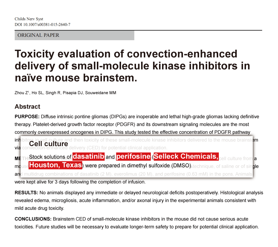 Trametinib was purchased from Selleck Chemicals