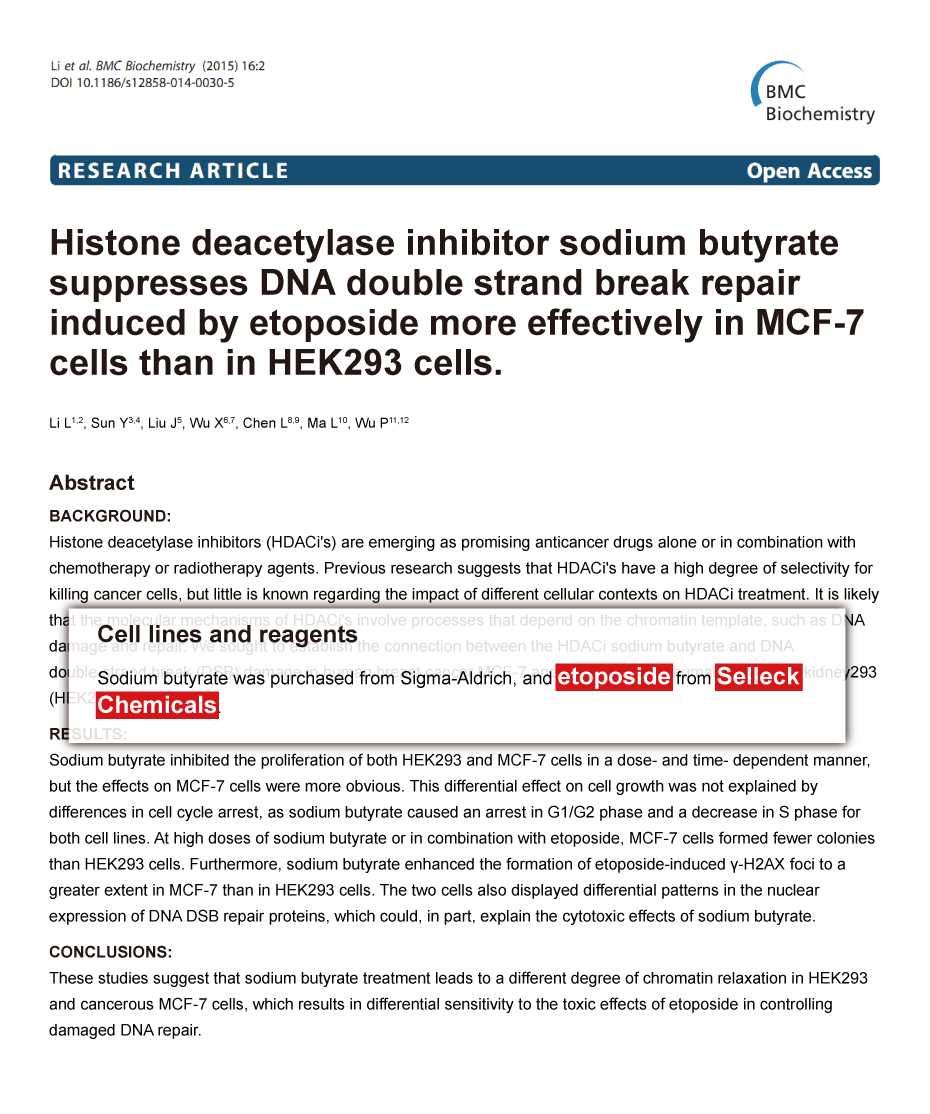 Trametinib was purchased from Selleck Chemicals