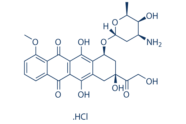 Doxorubicin (DOX) HCl Chemical Structure