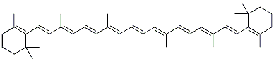 Beta Carotene Chemical Structure