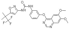 Agerafenib (CEP-32496) Chemical Structure
