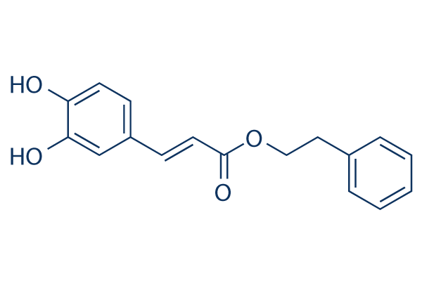 Caffeic Acid Phenethyl Ester Chemical Structure